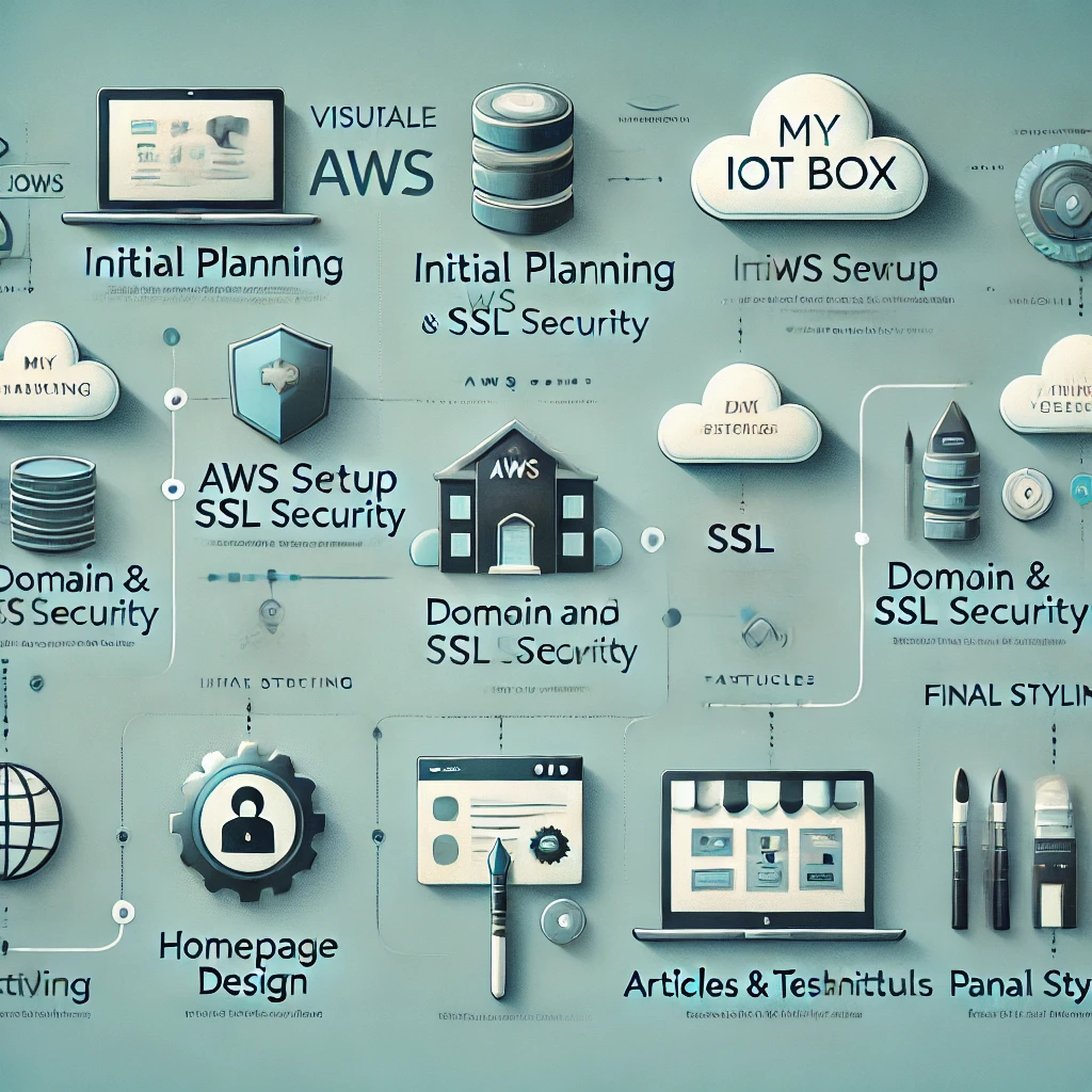 The Journey of My IoT Box Website Development.